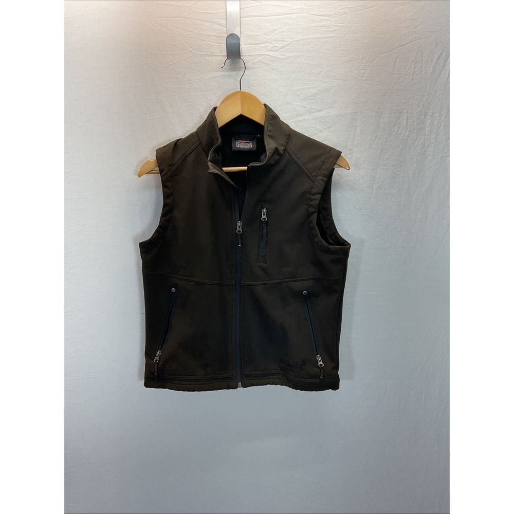 RAFTER C Cowboy Collection‎ Soft Shell Brown Vest Youth L Lined Read